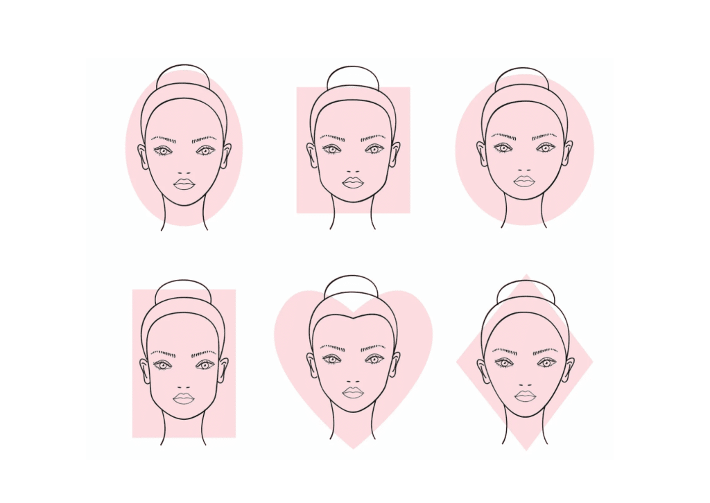 coupe de cheveux et forme de visage femme coiffeur antibes déesse coiffure